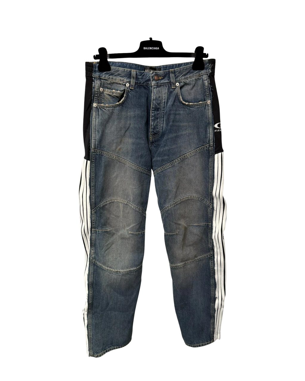 Balenciaga | Hybrid Panelled Denim Track Pant