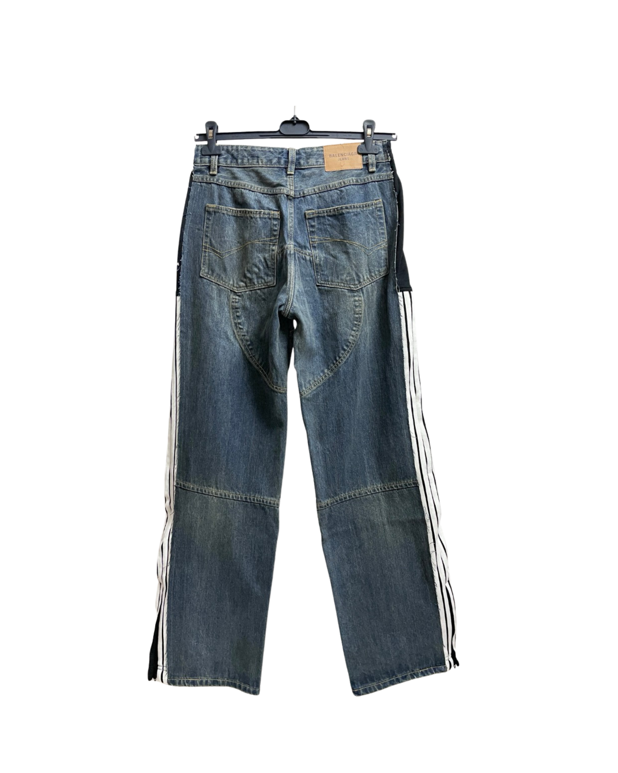 Balenciaga | Hybrid Panelled Denim Track Pant