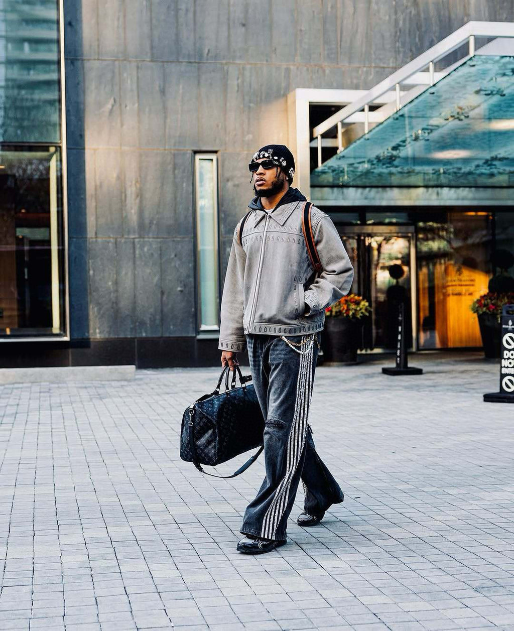 Balenciaga | Hybrid Panelled Denim Track Pant