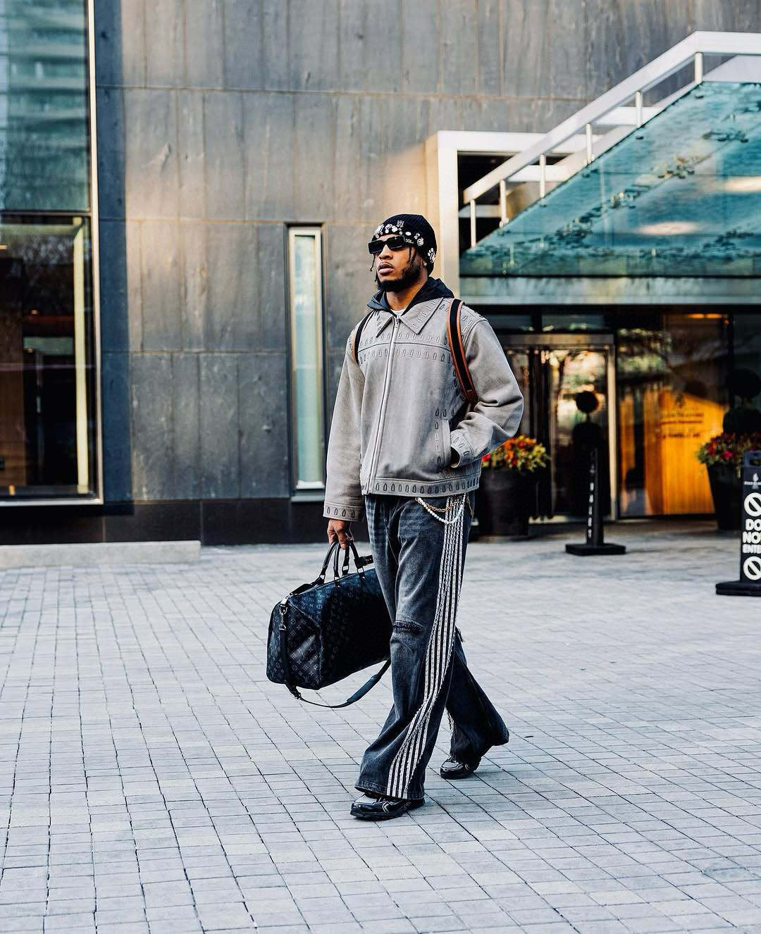 Balenciaga | Hybrid Panelled Denim Track Pant