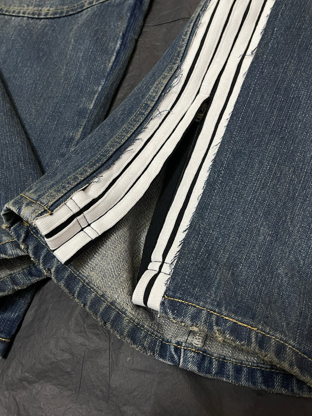 Balenciaga | Hybrid Panelled Denim Track Pant