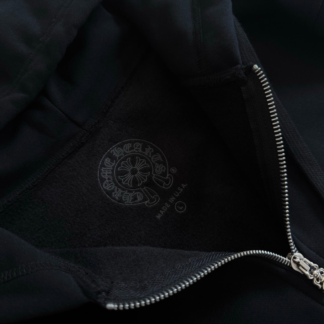 Chrome Hearts | Gothic Script Full-Zip Hoodie