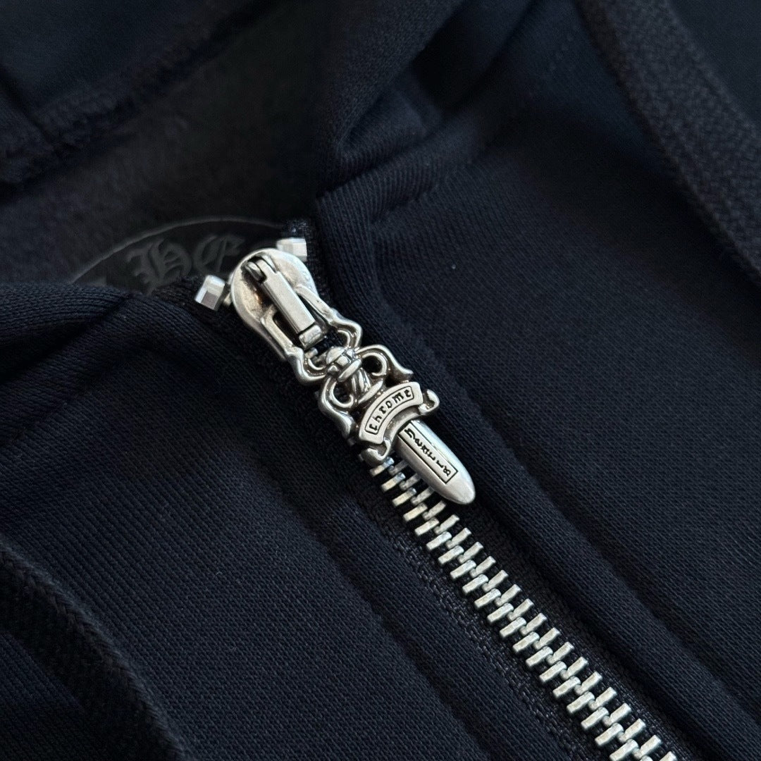 Chrome Hearts | Gothic Script Full-Zip Hoodie