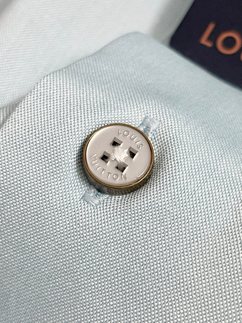 Louis Vuitton | Beaded Script Short-Sleeve Shirt