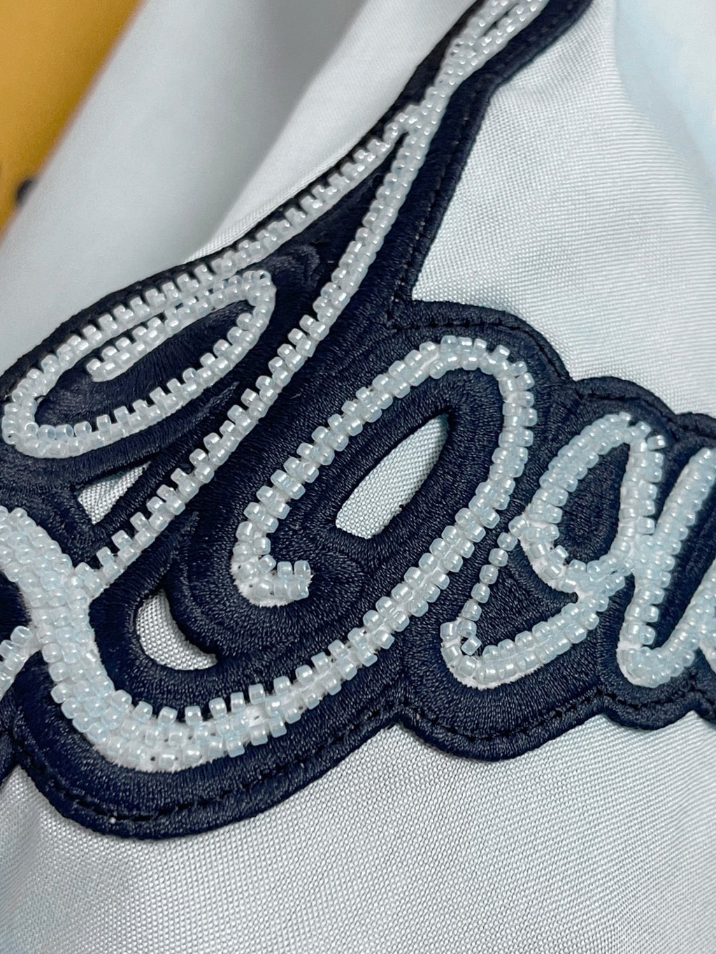 Louis Vuitton | Beaded Script Short-Sleeve Shirt